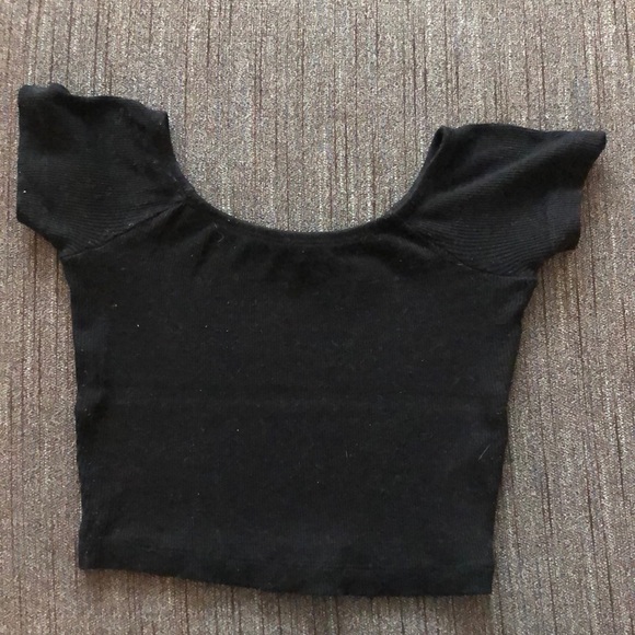 ASOS Black Crop Top